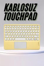 Profesyonel Wifi Q Klavye Bluetooth Klavye Touchpad 10.8 Inç