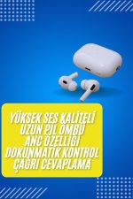 Beyaz Android ve İOS Uyumlu Yüksek Performanslı Uzun Pil Ömrü