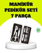 Paslanmaz Çelik Kişisel Bakım Seti – 7 Parça