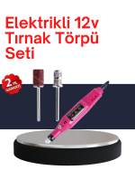 6 Uçlu Elektrikli Manikür Pedikür Seti