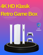 HDMI Çıkışlı Kablosuz 2 Kollu 4K Retro Oyun Kutusu