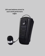 Ergonomik Bluetooth Kulaklık – 8 Saat Konuşma, Gürültü Azaltıcı Mikrofon