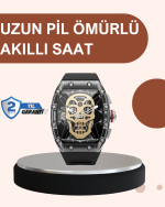 Uzun Pil Ömürlü Akıllı Saat Günlük ve Spor Kullanım