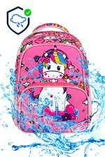Lisanslı Unicorn 3'lü Set İlkokul Çantası, Termal Beslenme Çantası ve Kalem Kutusu Seti