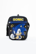 Sonic Çocuk Omuz Çantası – 3 Bölmeli – Su Geçirmez Kumaş (21×16×6 cm)
