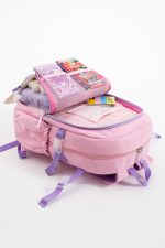 Kawaii Kore Tarzı Ayıcıklı Çok Bölmeli Çocuk - Okul Çantası , Beslenme Çantası , Kalemlik Seti