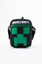 Minecraft Creeper Çocuk Omuz Çantası – 3 Bölmeli – Su Geçirmez Kumaş (21×16×6 cm)