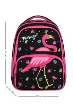 Flamingo Baskılı İlkokul ve Beslenme Çantası Seti