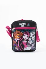 Monster High Draculaura Çocuk Omuz Çantası – 3 Bölmeli – Su Geçirmez Kumaş (21×16×6 cm)