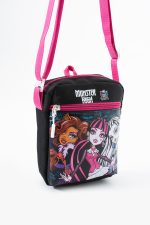 Monster High Draculaura Çocuk Omuz Çantası – 3 Bölmeli – Su Geçirmez Kumaş (21×16×6 cm)