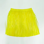 Neon Sarı Hawaii Parti Eteği 40 Cm