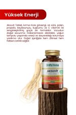 AKSUVİT Ginseng, Arı Sütü, Polen, Propolis, C Vitamini 80 Tablet