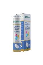 Kalsiyum Magnezyum Çinko D3 Vitaminli Efervesan Tablet