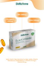 D3 Ve K Vitamini Içeren Takviye Edici Gıda Takviyesi 30 Softjel