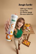 C Vitamini Çinko 1000mg 20 Efervesan Tablet