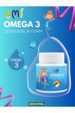 Omi Omega 3 Çiğnenebilir Jel Form 60 Gummies Yumuşak Şeker - Aslan Buluşçu Trt Çocuk