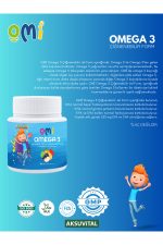 Omi Omega 3 Çiğnenebilir Jel Form 60 Gummies Yumuşak Şeker - Aslan Buluşçu Trt Çocuk