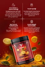 BCAA 4:1:1 300 g Limon | 6 g BCAA (Lösin 4 g, İzolösin 1 g, Valin 1 g)