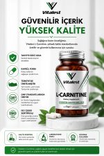 L-Carnitine 1500 mg 60 Kapsül | Yeşil Çay Ekstresi + B3 B6 B12 Vitaminli L-Karnitin Takviyesi