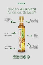 Ananas Sirkesi 500 ml - Katkısız, Doğal Fermantasyon