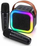 LED Işıklı Bluetooth Karaoke Hoparlör Seti