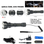 600 Lümen Tx6 Şarjlı Özel Avcı Feneri Wt-253