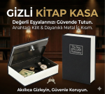Kitap Görünümlü Gizli Kasa