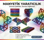 Sihirli Manyetik Toplar Dyum Mıknatıs Küp Bilye 216 Adet Cube Küp Dymium