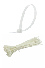 100 Adet Plastik Cırt Kelepçe Kablo Bağı Kablo Düzenleyici-4.8 X 380 Mm