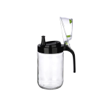 Cam Yağdanlık - Kulplu Sirkelik Sosluk 660ml