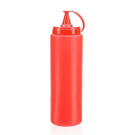 Ketçap Şişesi - 1000ml Dev Boy Kırmızı 3 Adet