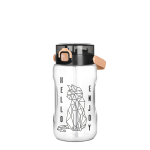 Şeffaf Matara - 1500 Ml - 50,7 Oz - Watermode Matara