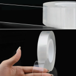 2 Metre X 3 Cm Şeffaf Güçlü Nano Çift Taraflı Silikon Jel Yapıştırıcı Bant