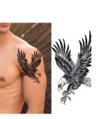 Kartal Geçici Dövme Şablonu - Ff037