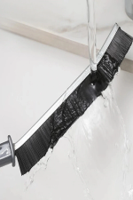5 Adet İnce Kıl Fırça Banyo Mutfak Pencere Oluk Klozet Kenarı Kavisli Detay Temizleme Fırçası