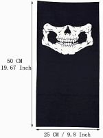 Motorcu Boyunluk Baf Buff Bandana 25x48 Cm Model 7