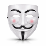 V Mask Premium Vendetta Beyaz Maske (guy Fawkes Stil)