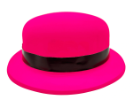 Neon Pembe Uv Parti Şapkası Plastik