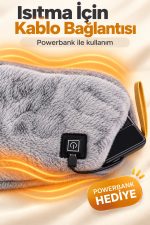 Yumuşak Pelüş Dokulu Elektrikli Bel Isıtıcı Kuşak