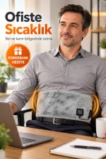 Yumuşak Pelüş Dokulu Elektrikli Bel Isıtıcı Kuşak