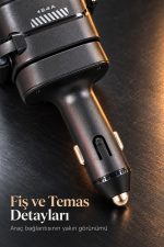 Uzayabilen Yassı Kablolu Çakmaklık Şarj Cihazı Type C ve Lightning