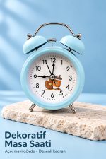 Yatak Odası İçin Çift Çanlı Dekoratif Çalar Saat
