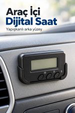 Dijital Ekranlı Araba Saati Alarm ve Süre Takibi