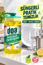 DOA SIVI BULAŞIK DET. SÜNGERLİ LİMON KOKULU 1000 ML