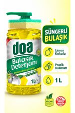 DOA SIVI BULAŞIK DET. SÜNGERLİ LİMON KOKULU 1000 ML