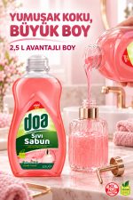 DOA SIVI SABUN PUDRA KOKULU / 2500 ML