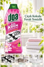 DOA MİNERALLİ SIVI KREM ÇİÇEK BUKETİ /750ML