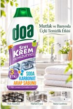 DOA SIVI KREM 3 LÜ ETKİ SODA -KARBONAT-ARAP SABUNU 750 ML
