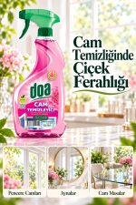 DOA CAM TEMIZLEYICI ÇIÇEK FERAHLIGI / 750 ML