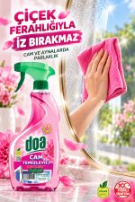 DOA CAM TEMIZLEYICI ÇIÇEK FERAHLIGI / 750 ML